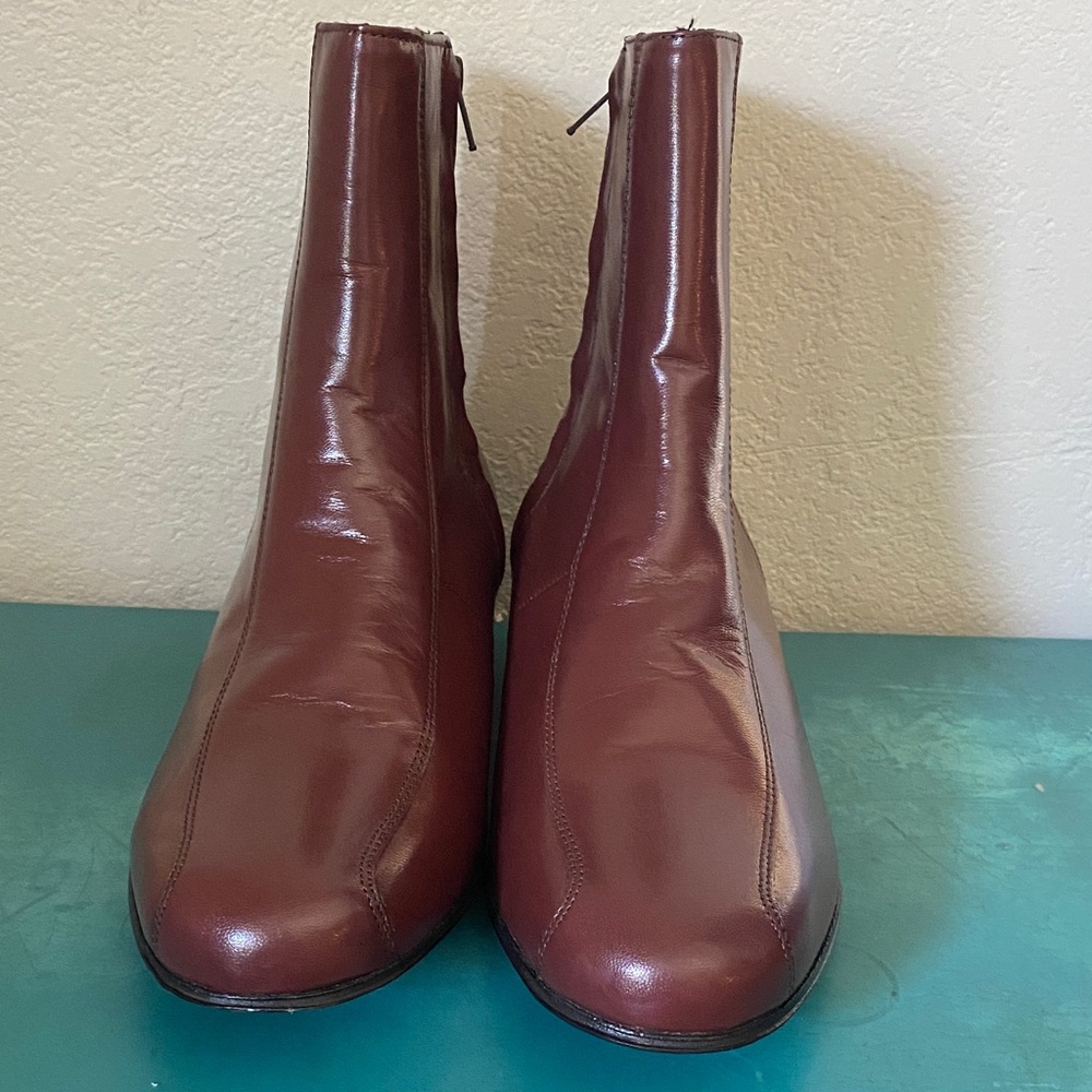 Florsheim Brown Leather Ankle Boots men’s size 11.5 - Picture 13 of 14